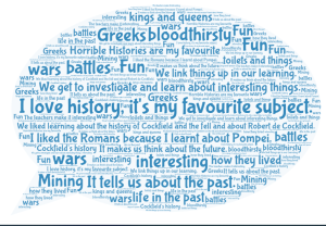 What the children say about history . . .
